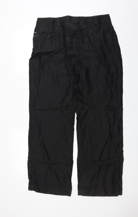 Womens UK Size 14 Gelco Regular Fit  Black Trousers