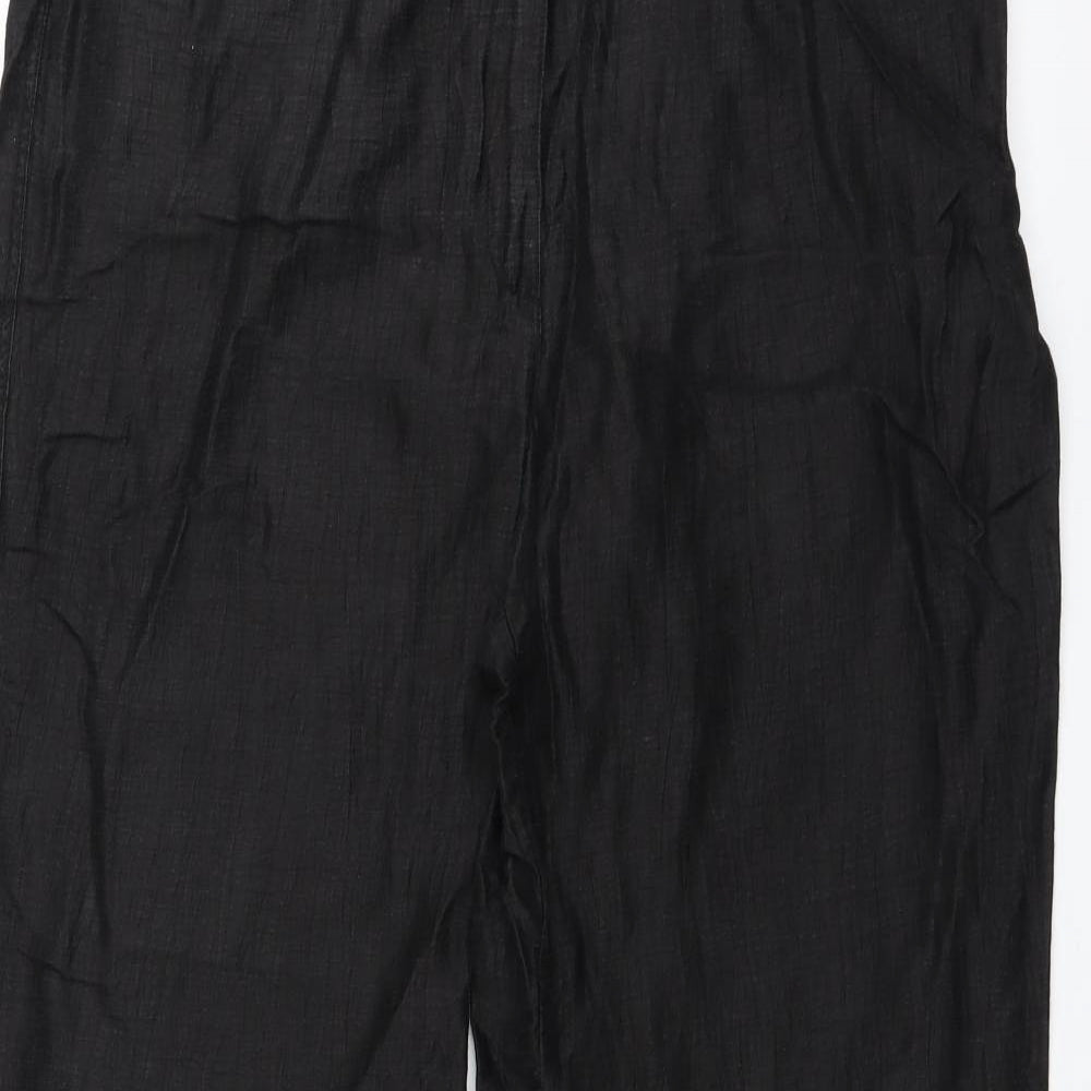 Womens UK Size 14 Gelco Regular Fit  Black Trousers