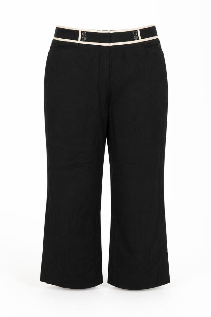 Womens UK Size 36 in South Regular Fit  Black Trousers