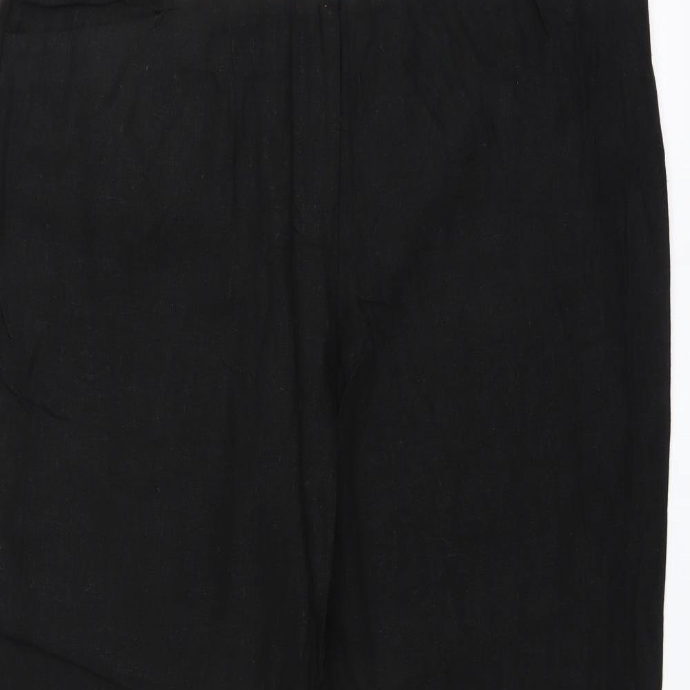 Womens UK Size 36 in South Regular Fit  Black Trousers