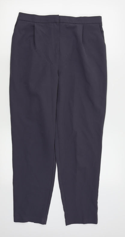 New Look Womens Grey   Trousers  Size 12 L26 in