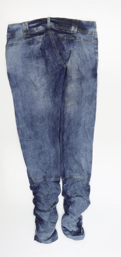 MGGY Womens Blue   Skinny Jeans Size L L29 in