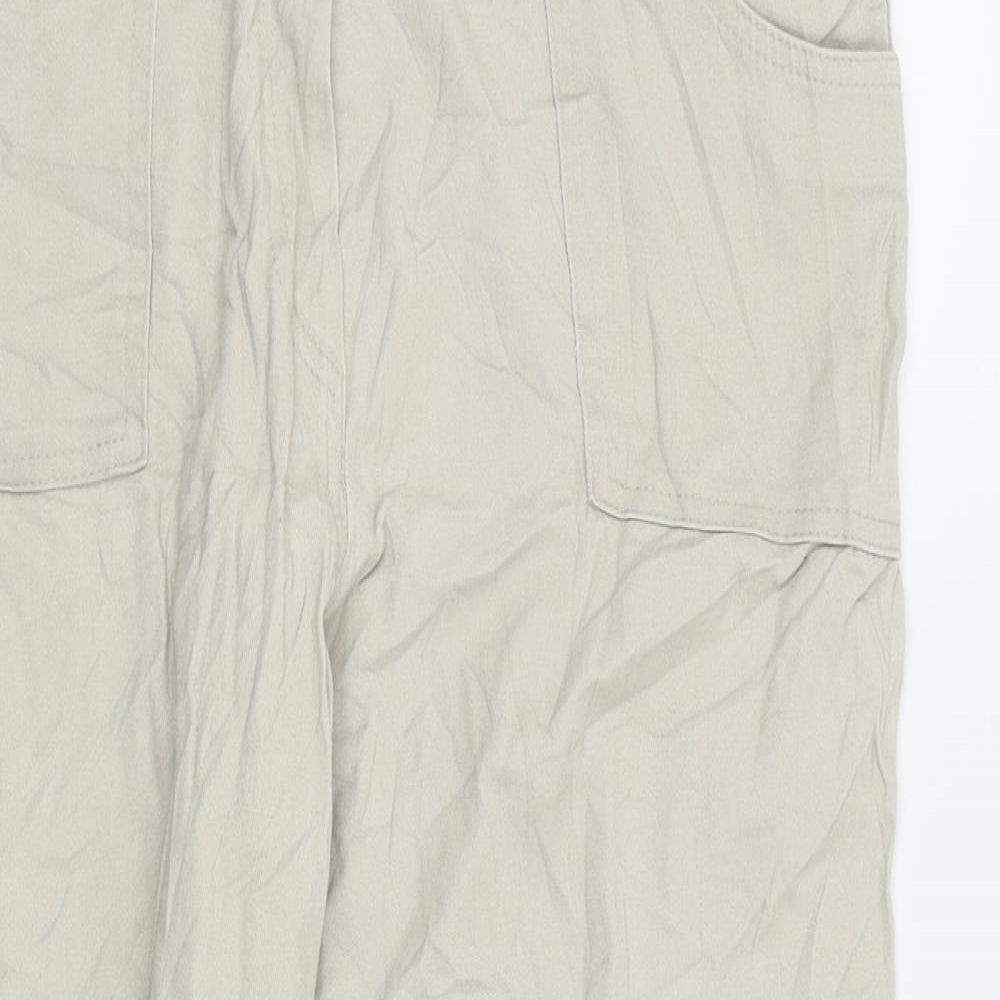 Fabo Womens Beige   Capri Trousers Size 14 L20.5 in