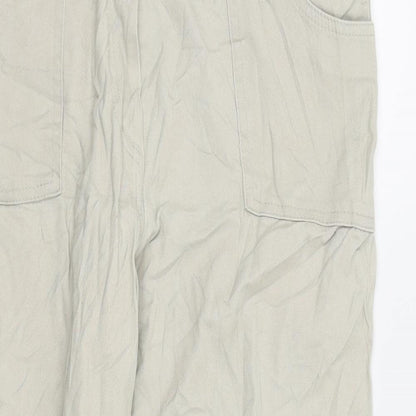 Fabo Womens Beige   Capri Trousers Size 14 L20.5 in