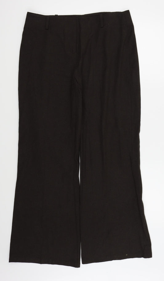 Per Una Womens Brown   Trousers  Size 14 L29 in