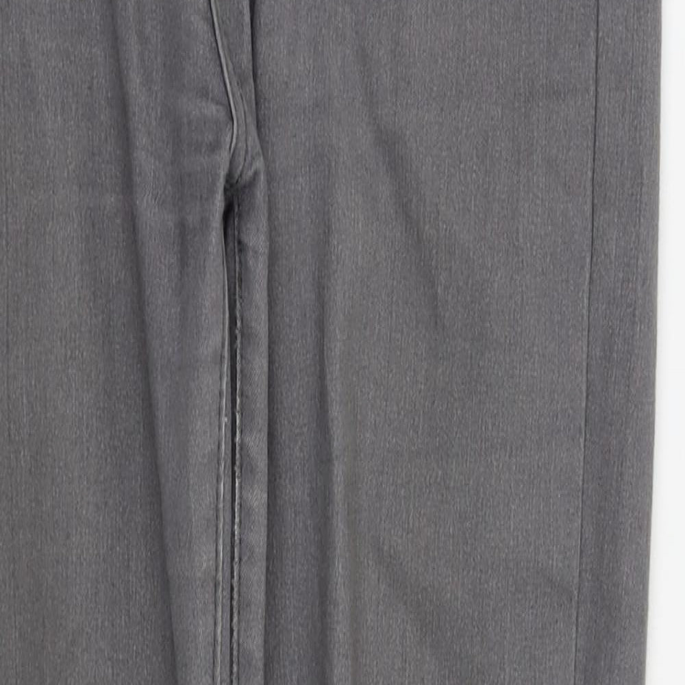 Womens UK Size 10 MOMOKROM Regular Fit Skinny Grey Jeans
