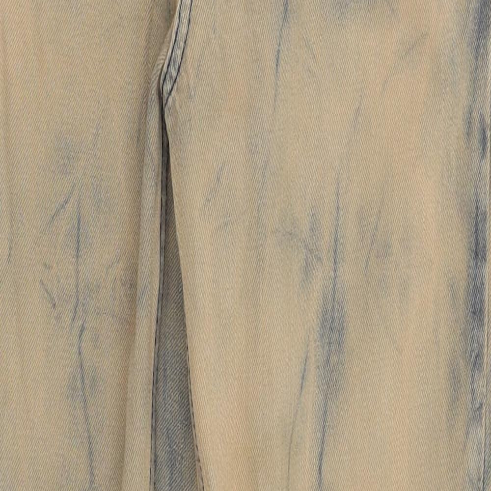 Topshop Womens Orange   Mom Jeans Size 28 L32 in