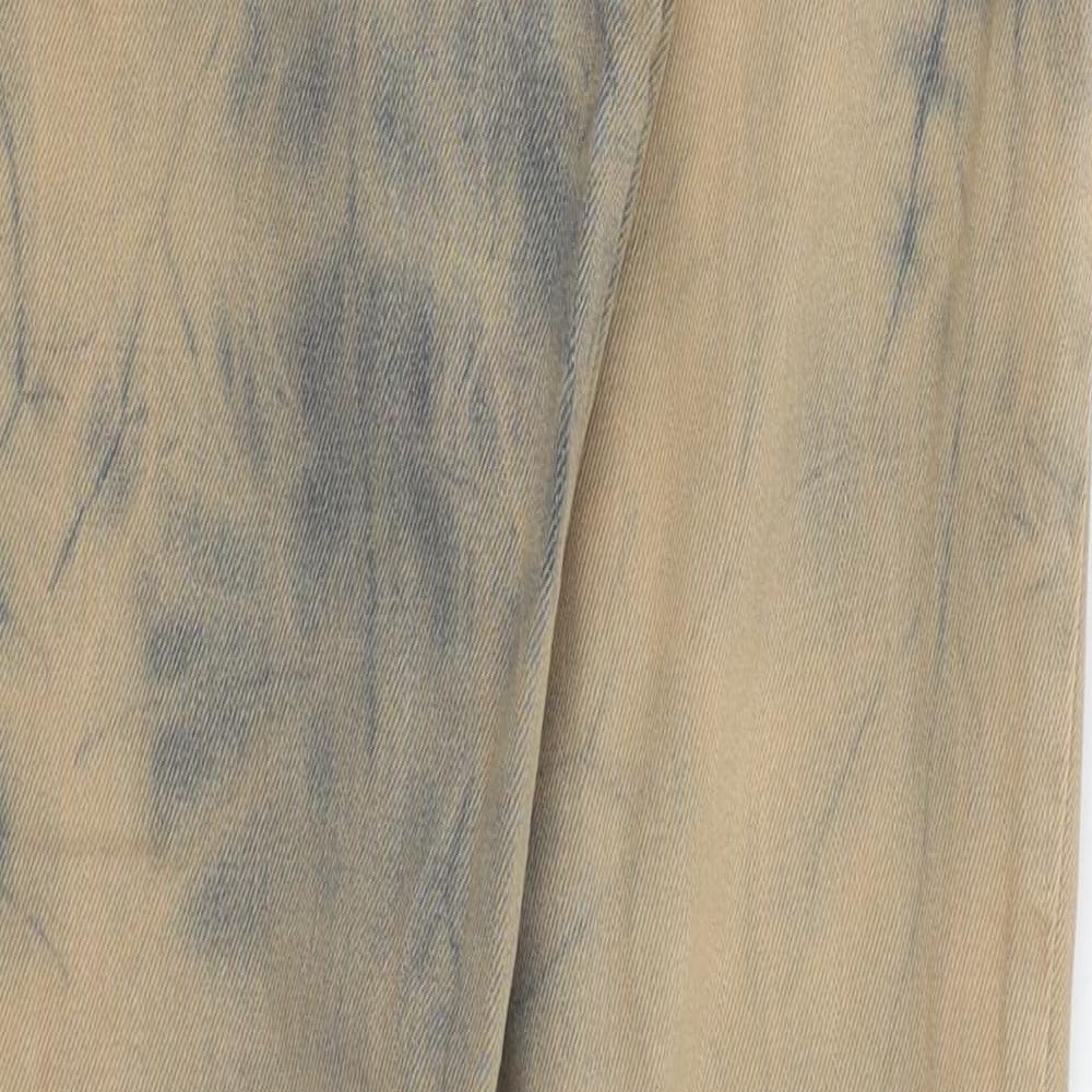 Topshop Womens Orange   Mom Jeans Size 28 L32 in