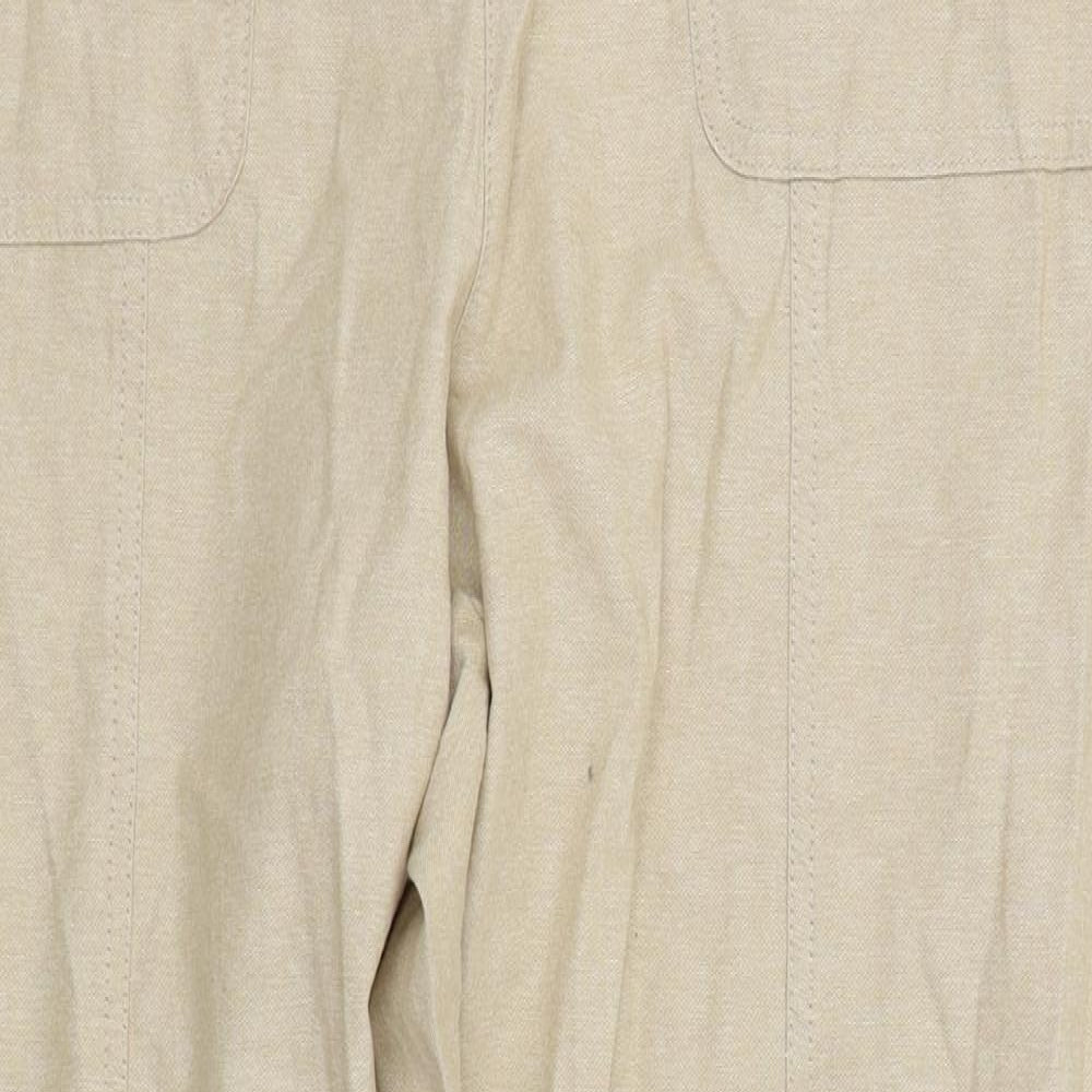 isle Womens Beige   Trousers  Size 14 L26 in