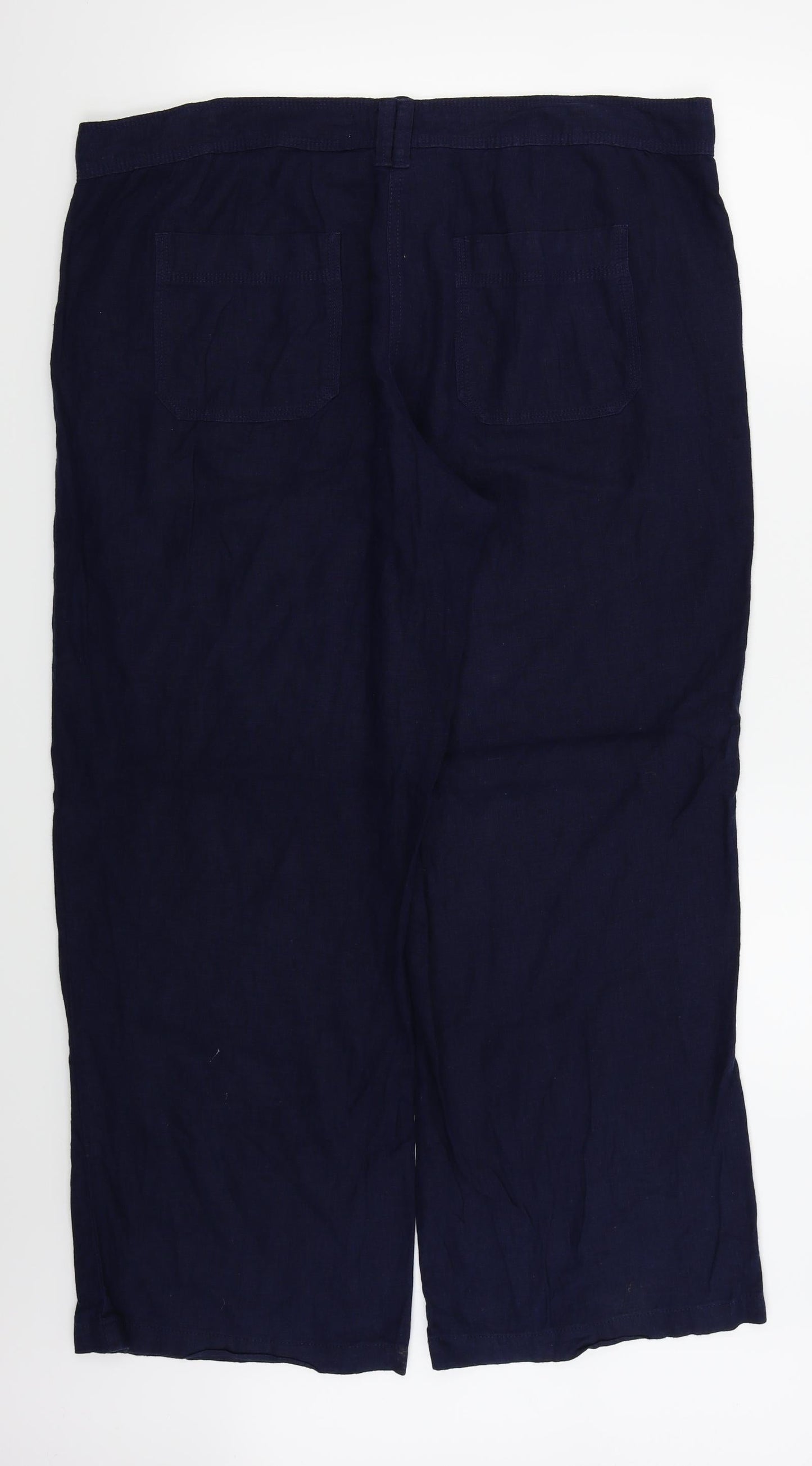 Womens UK Size 10 NEXT Regular Fit  Blue Trousers