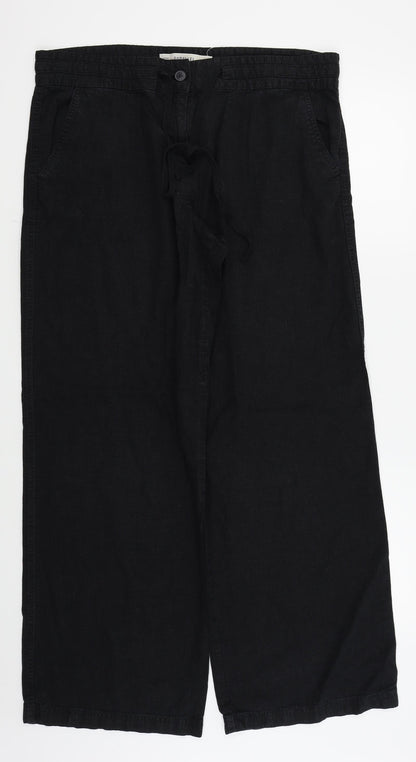 Womens UK Size 16 NEXT Regular Fit  Black Trousers