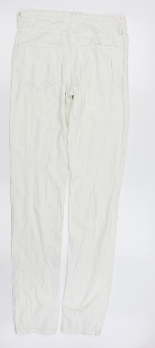 C DENIM Womens White   Skinny Jeans Size 34 L33 in