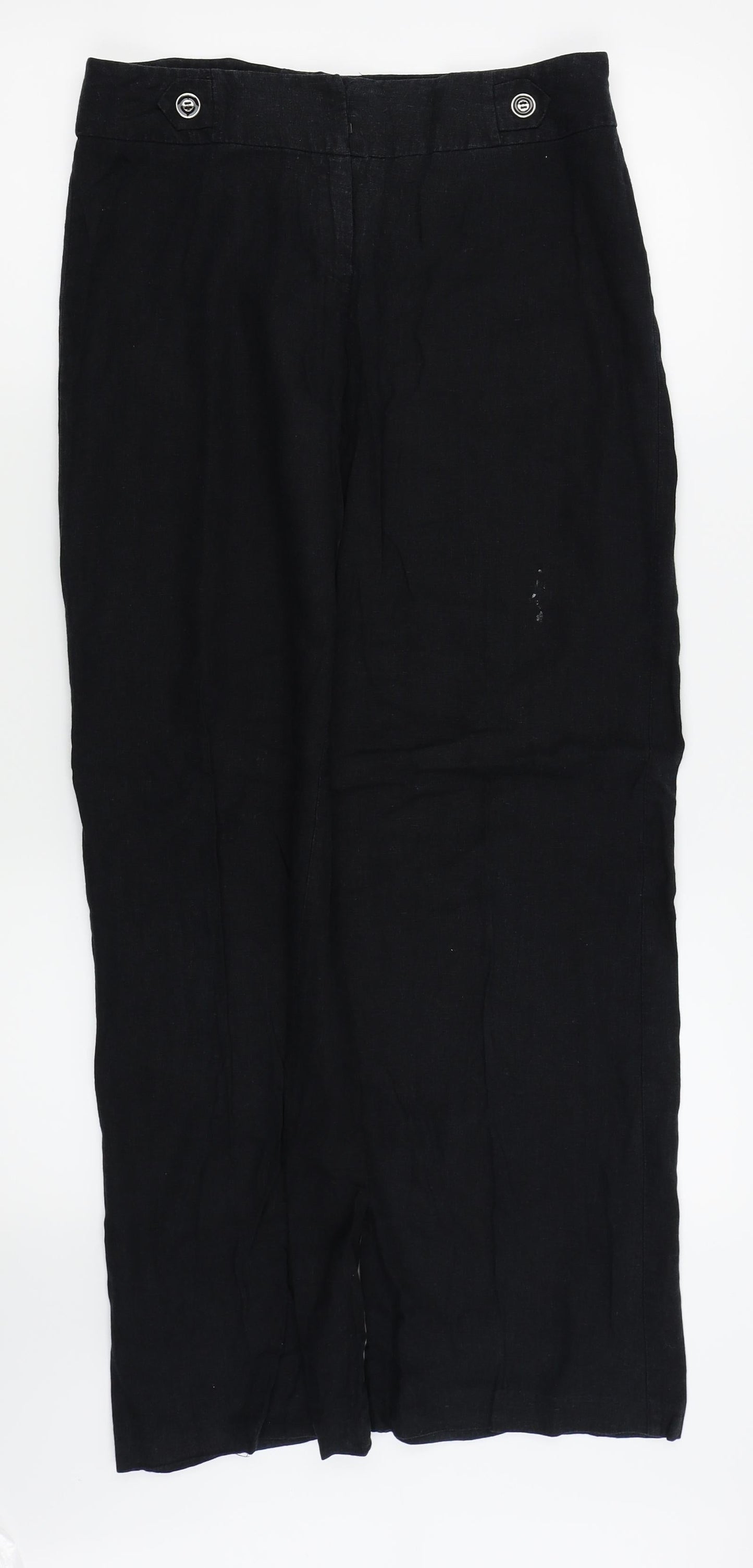Asda George Womens Black   Trousers  Size 10 L28 in