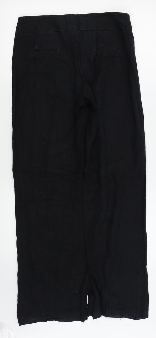 Asda George Womens Black   Trousers  Size 10 L28 in