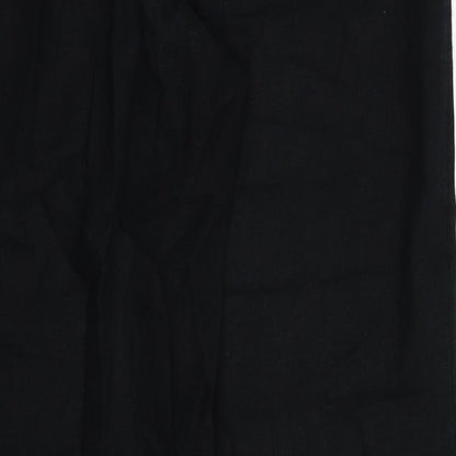 Womens UK Size 14 M&S Regular Fit  Black Trousers