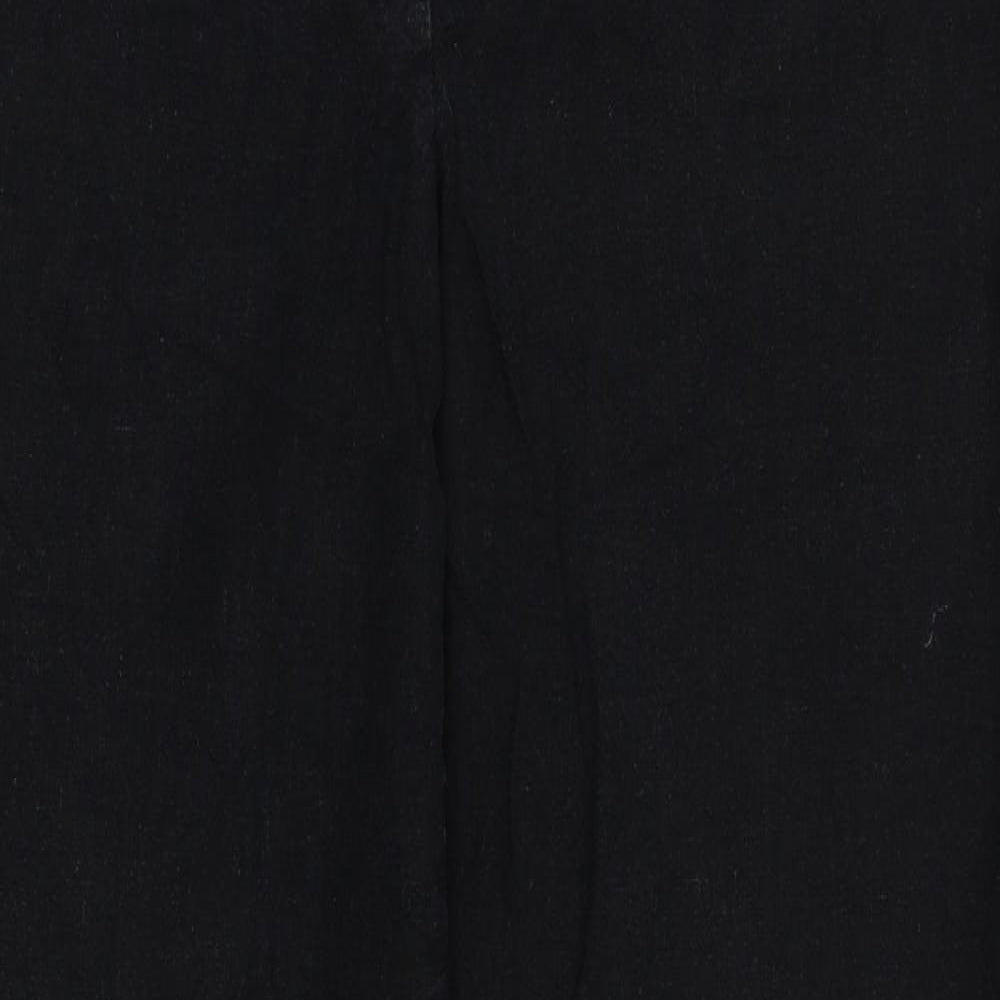 M&S Womens Black   Trousers  Size 14 L29 in