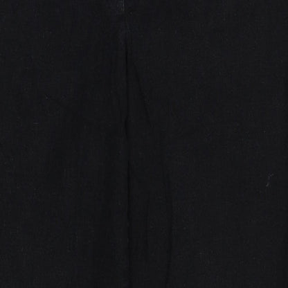M&S Womens Black   Trousers  Size 14 L29 in