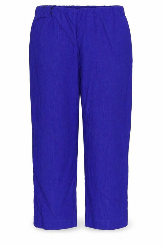 Womens UK Size 14 Classic Regular Fit  Blue Trousers