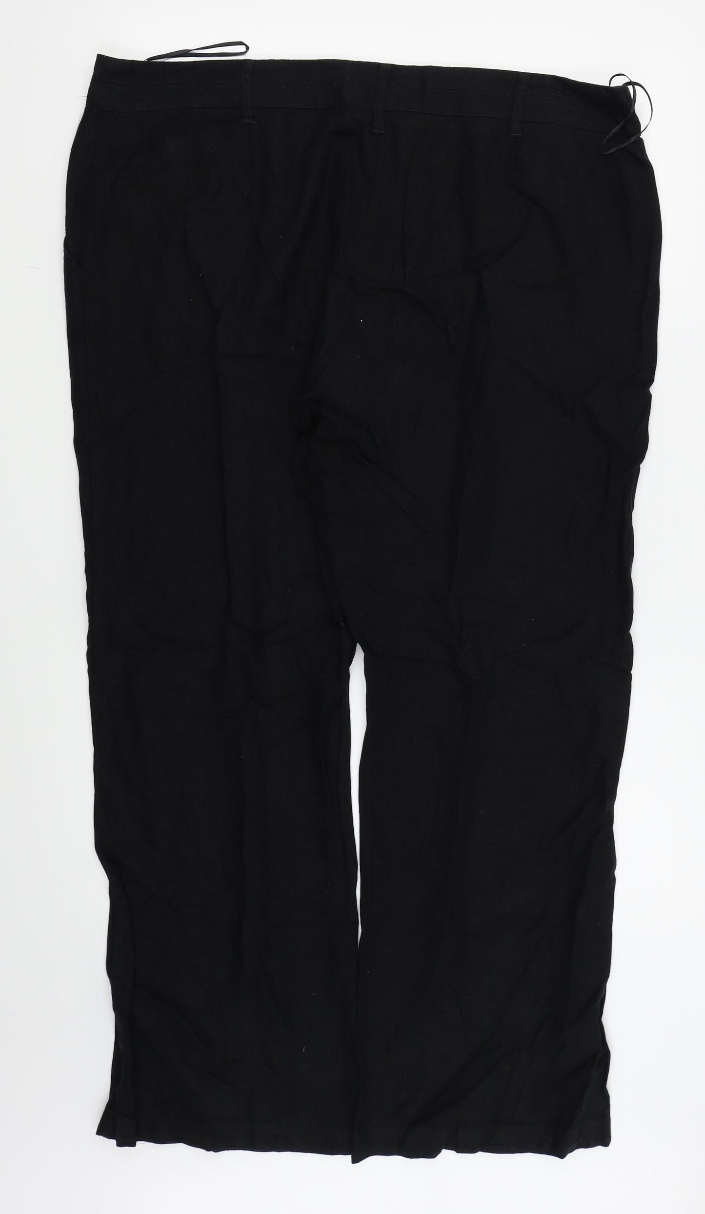 Asda George Womens Black   Trousers  Size 18 L27 in