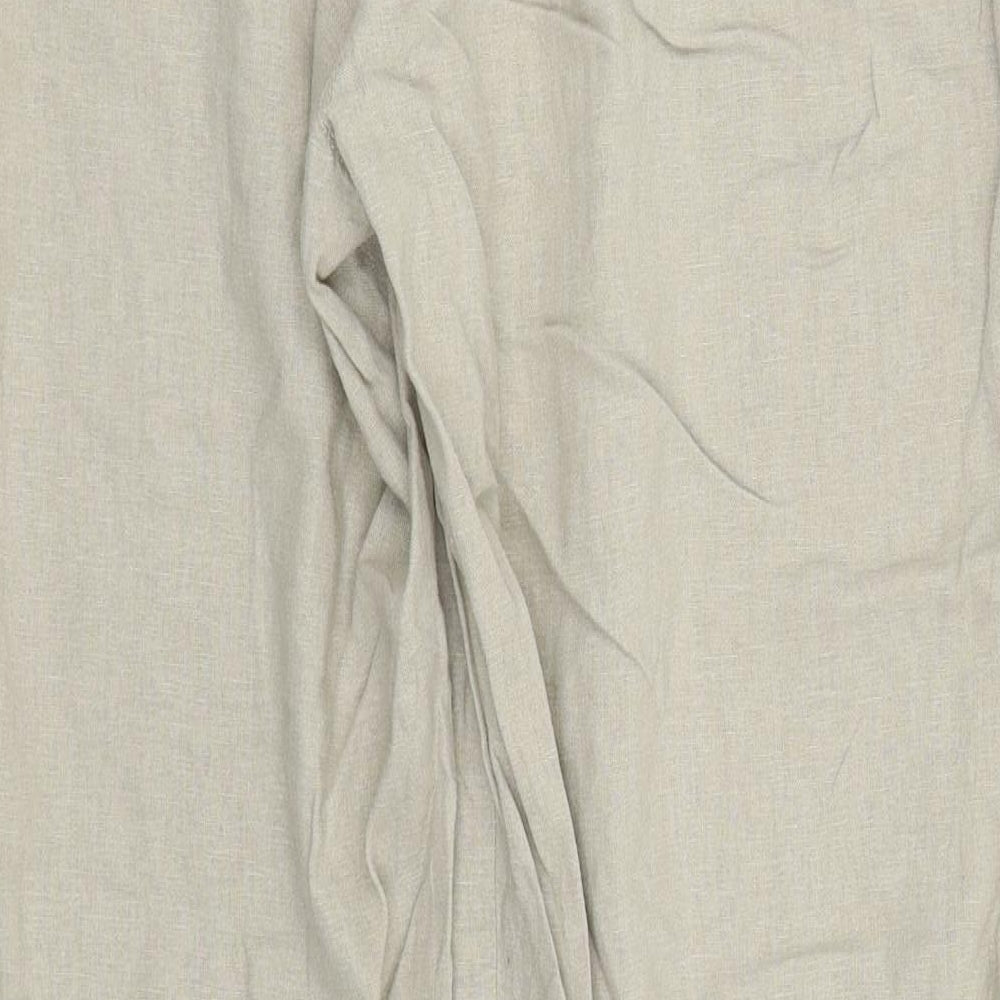 Evie Collection Womens Beige   Trousers  Size 16 L28 in
