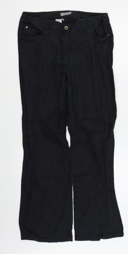 Giorgio Womens Black   Trousers  Size 16 L30 in