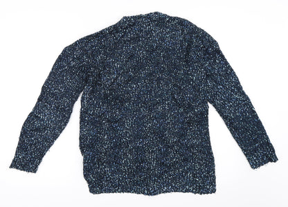 New Look Womens Blue   Pullover Jumper Size M