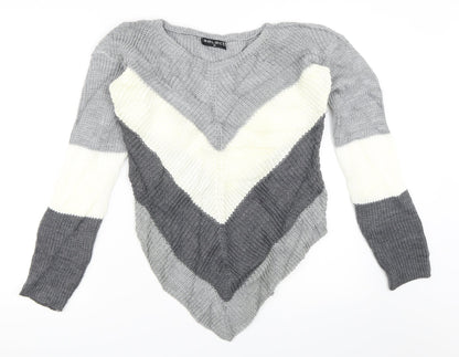 Select Womens Grey   Pullover Jumper Size M