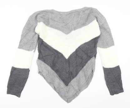 Select Womens Grey   Pullover Jumper Size M