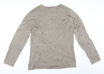 Canda Womens Beige   Pullover Jumper Size M