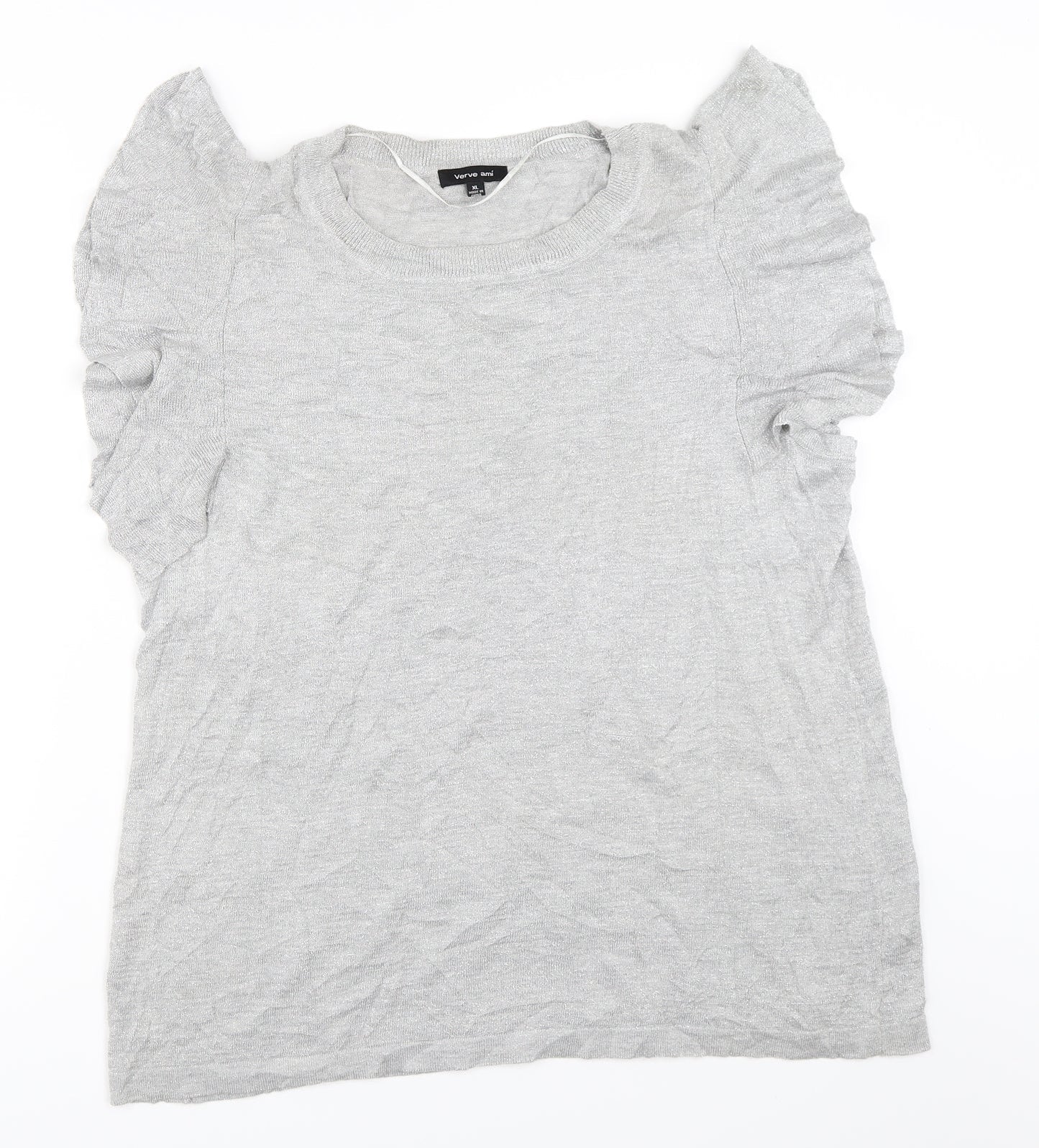 Verve Ami Womens Silver  Rayon Pullover Jumper Size XL
