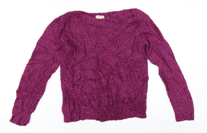 Marks and Spencer Womens Purple   Pullover Jumper Size 12