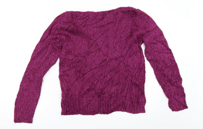 Marks and Spencer Womens Purple   Pullover Jumper Size 12