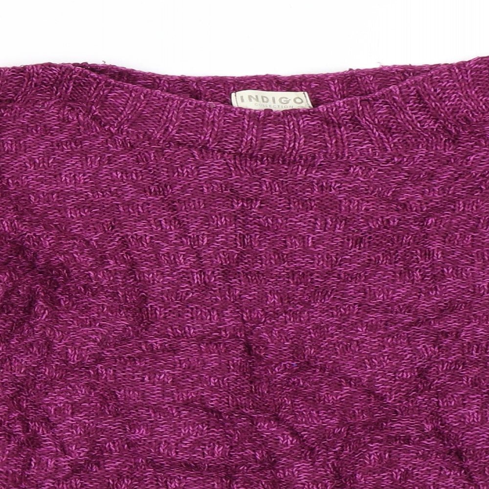 Marks and Spencer Womens Purple   Pullover Jumper Size 12