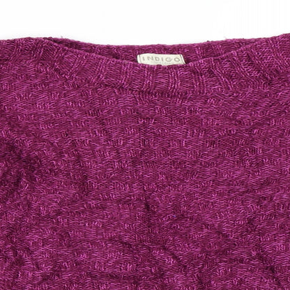 Marks and Spencer Womens Purple   Pullover Jumper Size 12