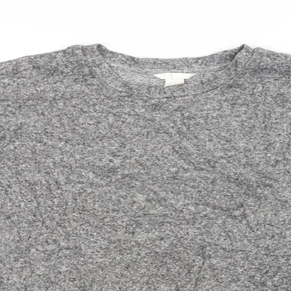 H&M Womens Grey   Pullover Jumper Size S