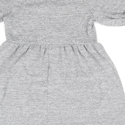 George Womens Grey   Fit & Flare  Size 12