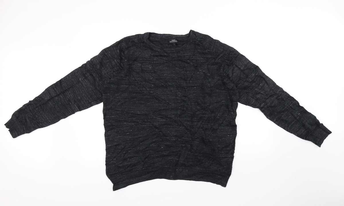 Next Womens Grey   Pullover Jumper Size L