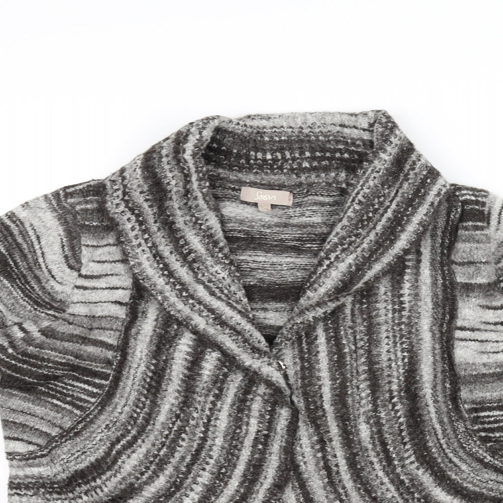Soon Womens Grey   Cardigan Jumper Size 10