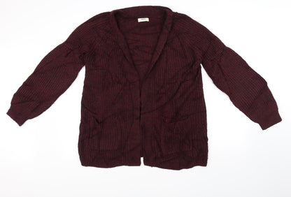 Papaya Womens Purple   Cardigan Jumper Size S