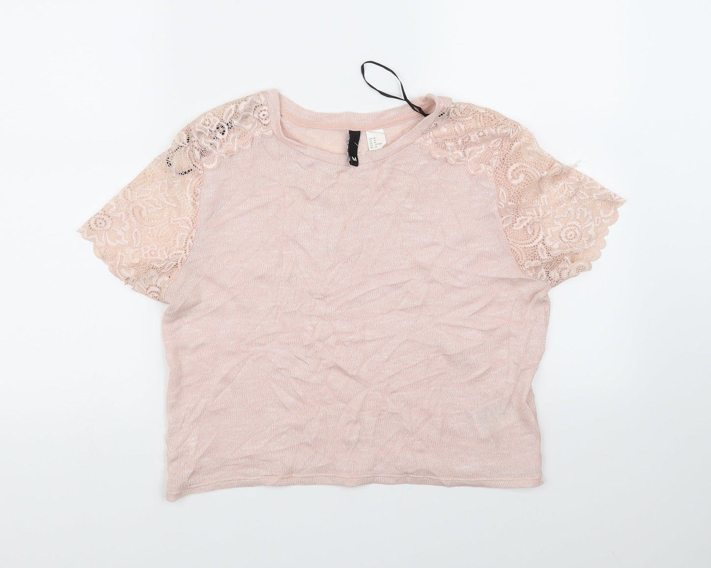 Divided Womens Pink   Basic T-Shirt Size M