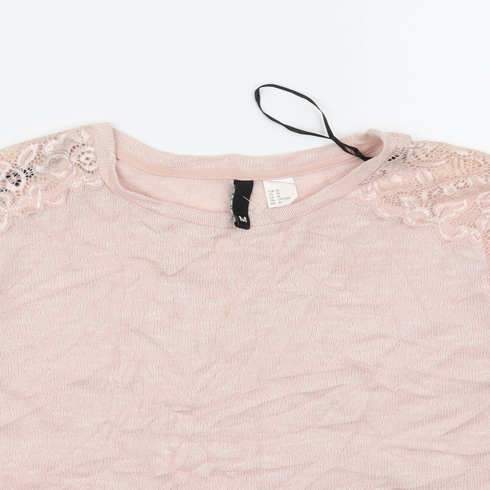 Divided Womens Pink   Basic T-Shirt Size M