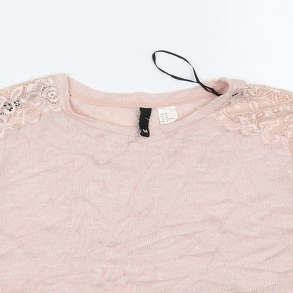 Divided Womens Pink   Basic T-Shirt Size M