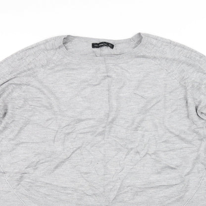 Zara Knit Womens Grey   Pullover Jumper Size S
