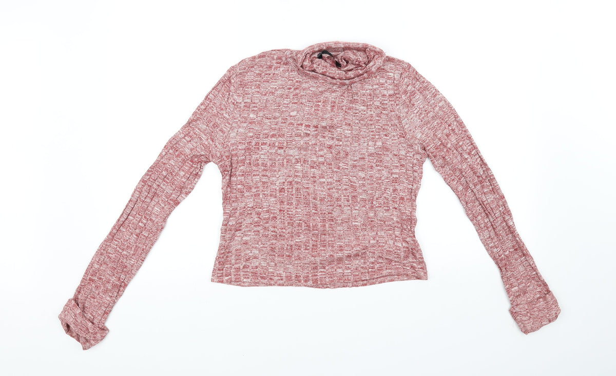 SHEIN Womens Red   Pullover Jumper Size M