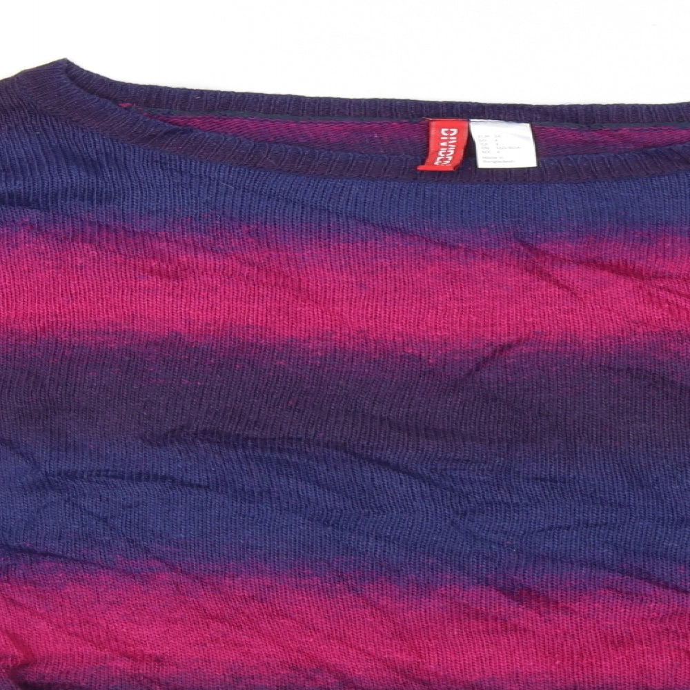 Divided Womens Black   Pullover Jumper Size 6