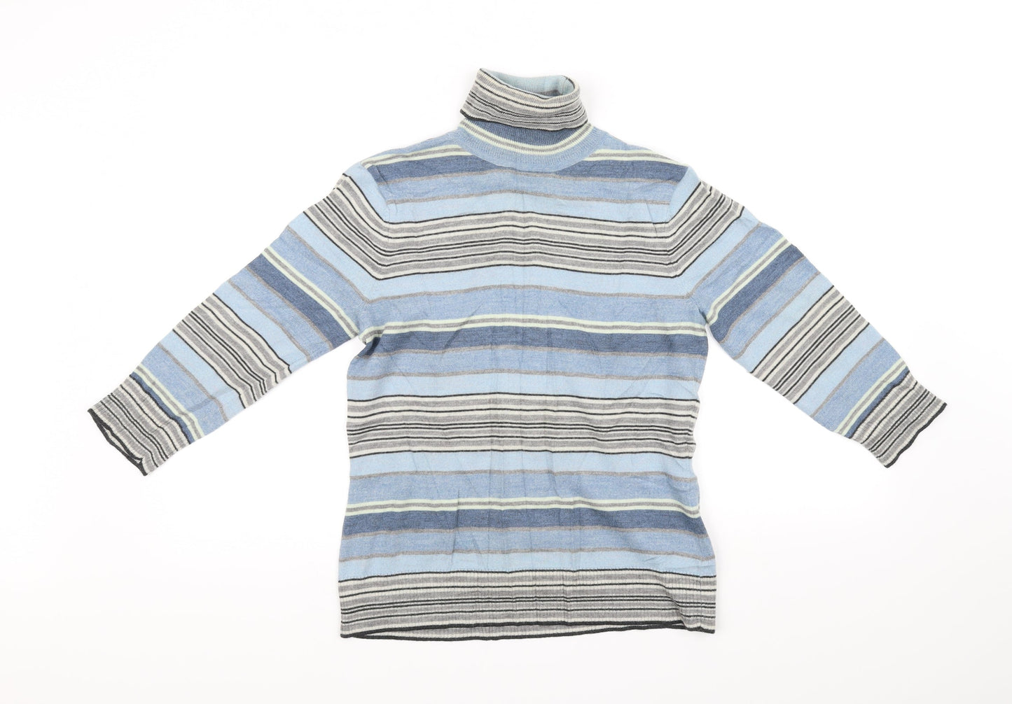 Gap Womens Blue Striped  Pullover  Size M