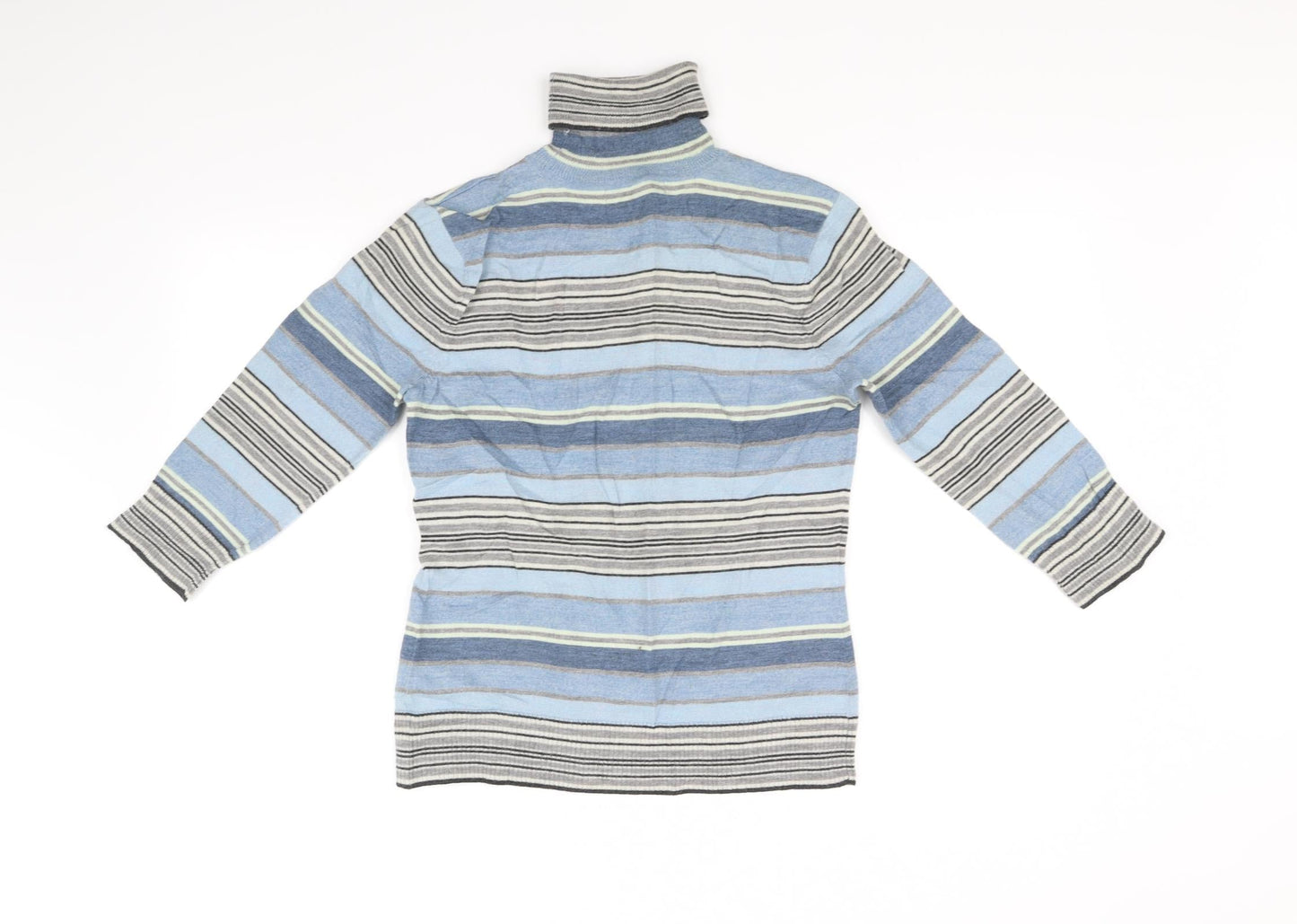 Gap Womens Blue Striped  Pullover  Size M