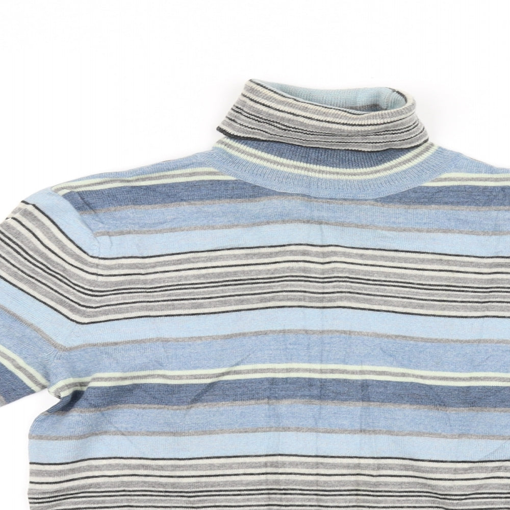 Gap Womens Blue Striped  Pullover  Size M