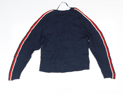 Primark Womens Blue   Pullover Jumper Size M