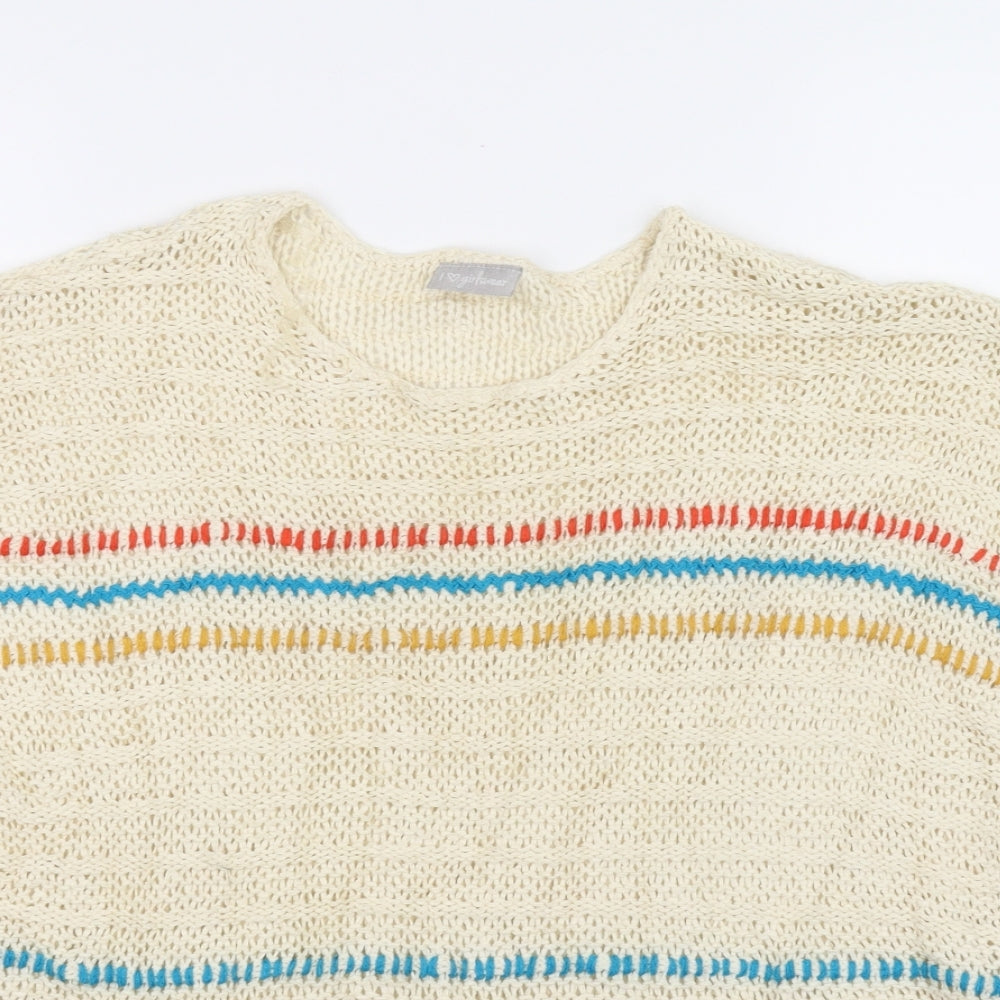 I love girls wear Girls Beige   Pullover Jumper Size 7 Years